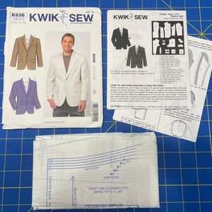 Kwik Sew 638 sewing blazer pattern NEW
